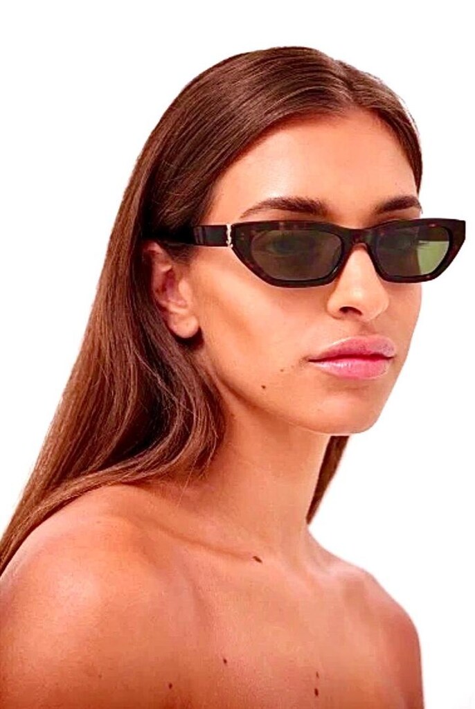 ‼İTHAL/SIFIR/Yves Saint Laurent M127,UV400 Gradyan Lens Kadın - 5