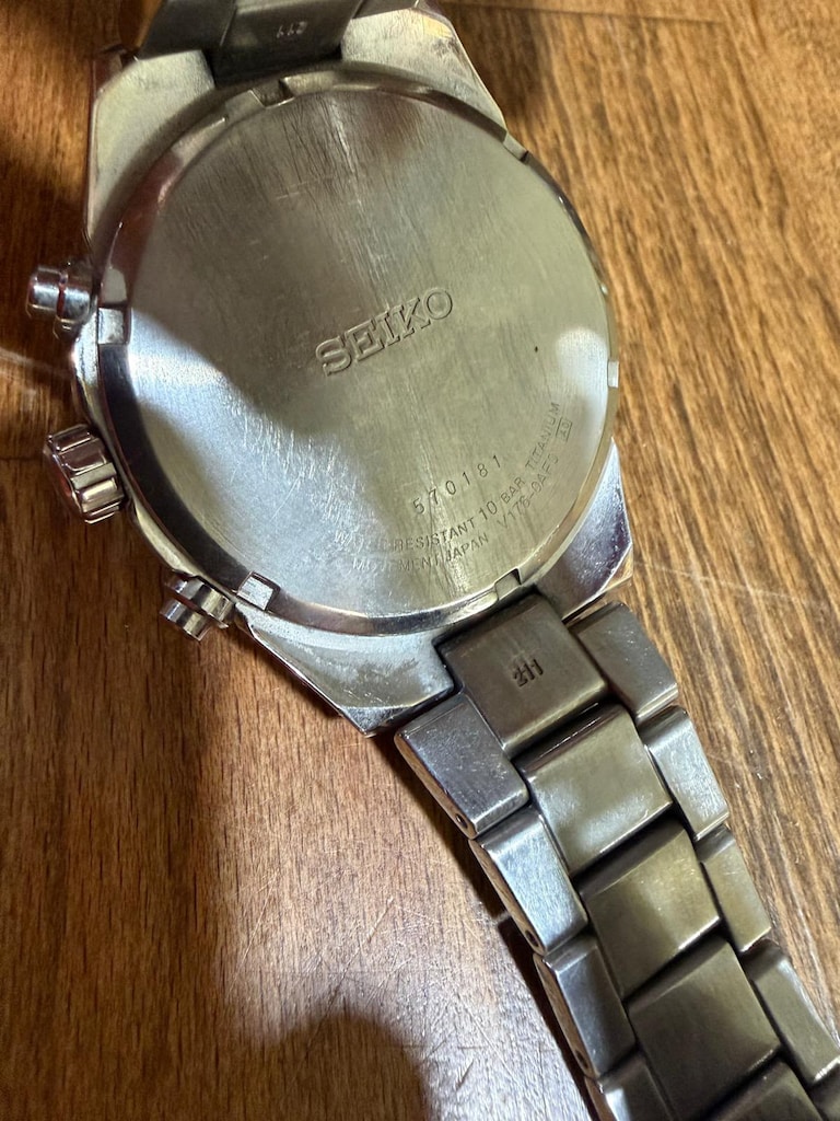 Seiko Solar Titanium Chronograph erkek saat - 3