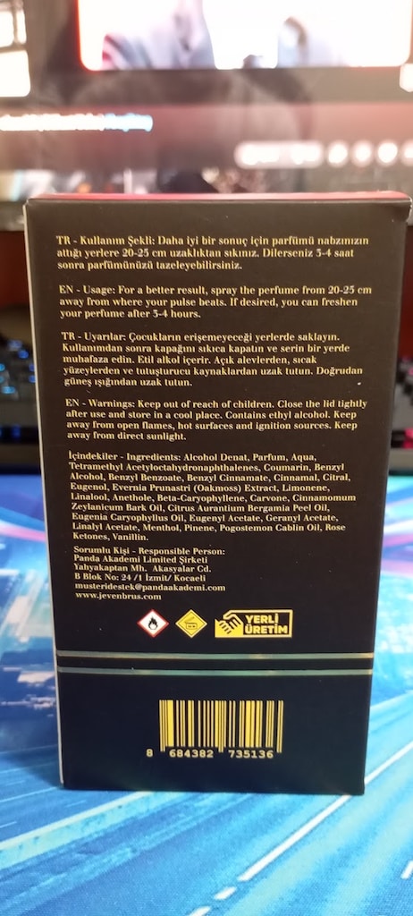 Sıfır, Hiç Kullanılmamış, JEVEN BRUS Libido Erkek Parfümü - 4