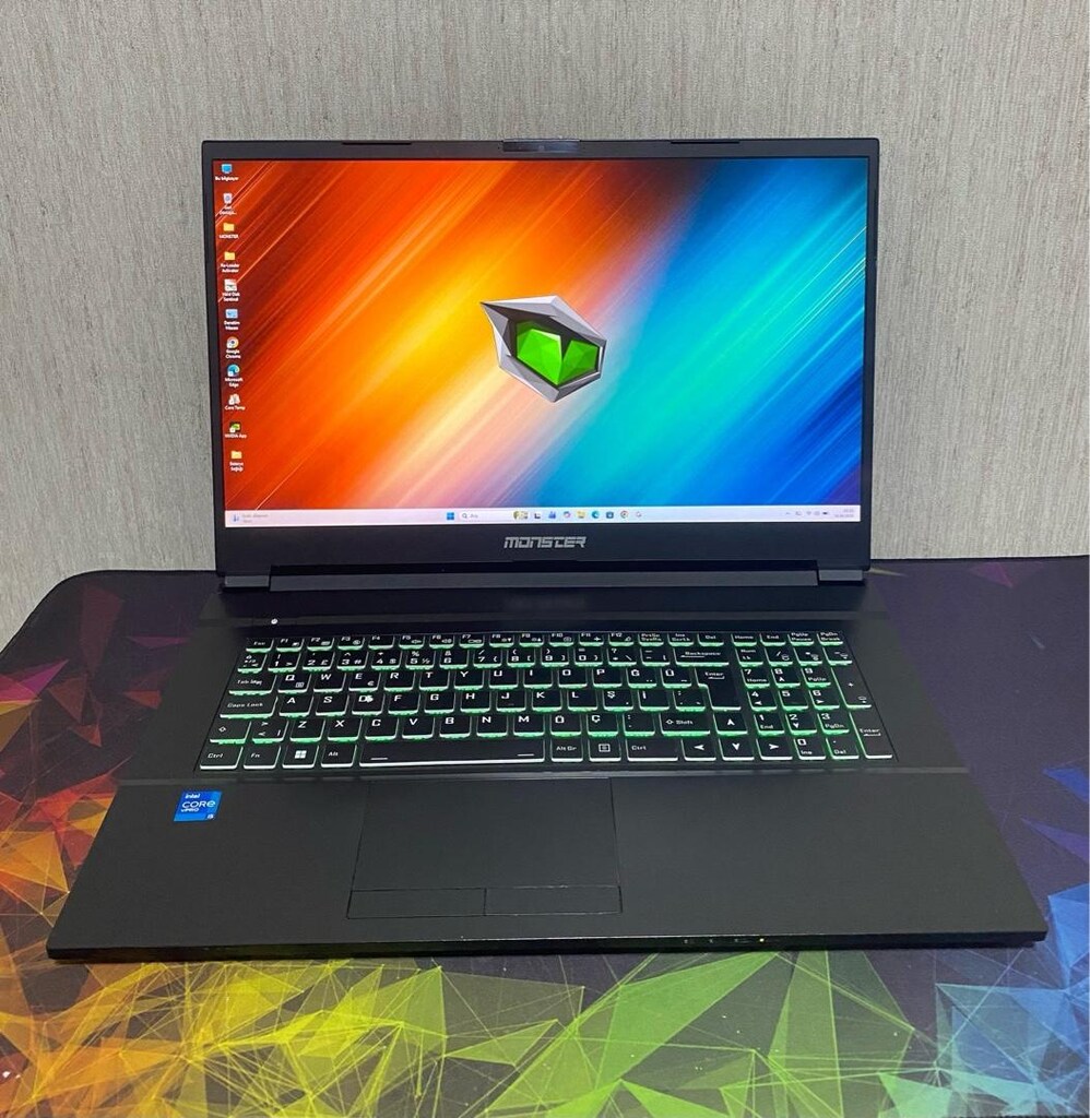 MONSTER 17.3” 144Hz GAMİNG-i5 11400H-16GB DDR4-256m2-LAPTOP - 2