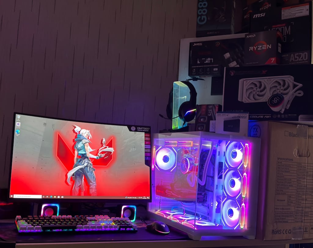 SIFIR GARANTİLİ MASAÜSTÜ OYUN BİLGİSAYARI RYZEN7 5700X-5700XT-180HZ - 7