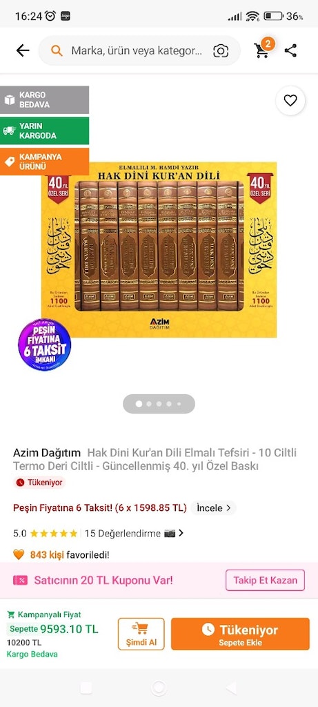 Elmalı Hamdi Yazır kitap - 3