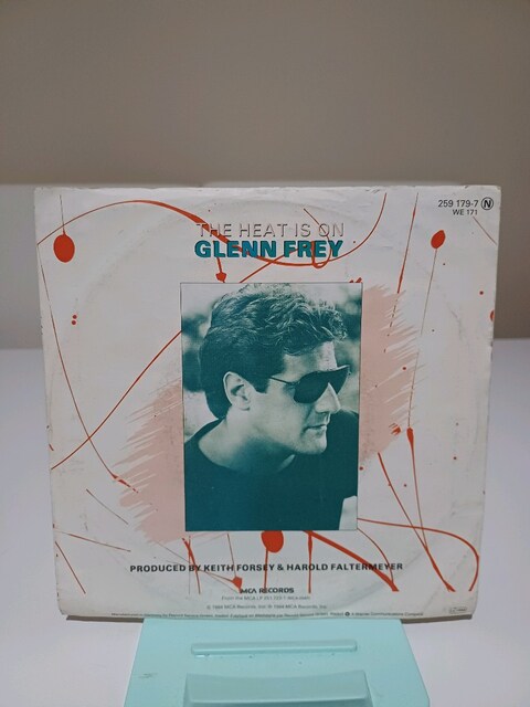 GLENN FREY THE HEAT İS ON BEVERLY HİLLS SOUNDTRACK DÖNEM 45LİK PLAK