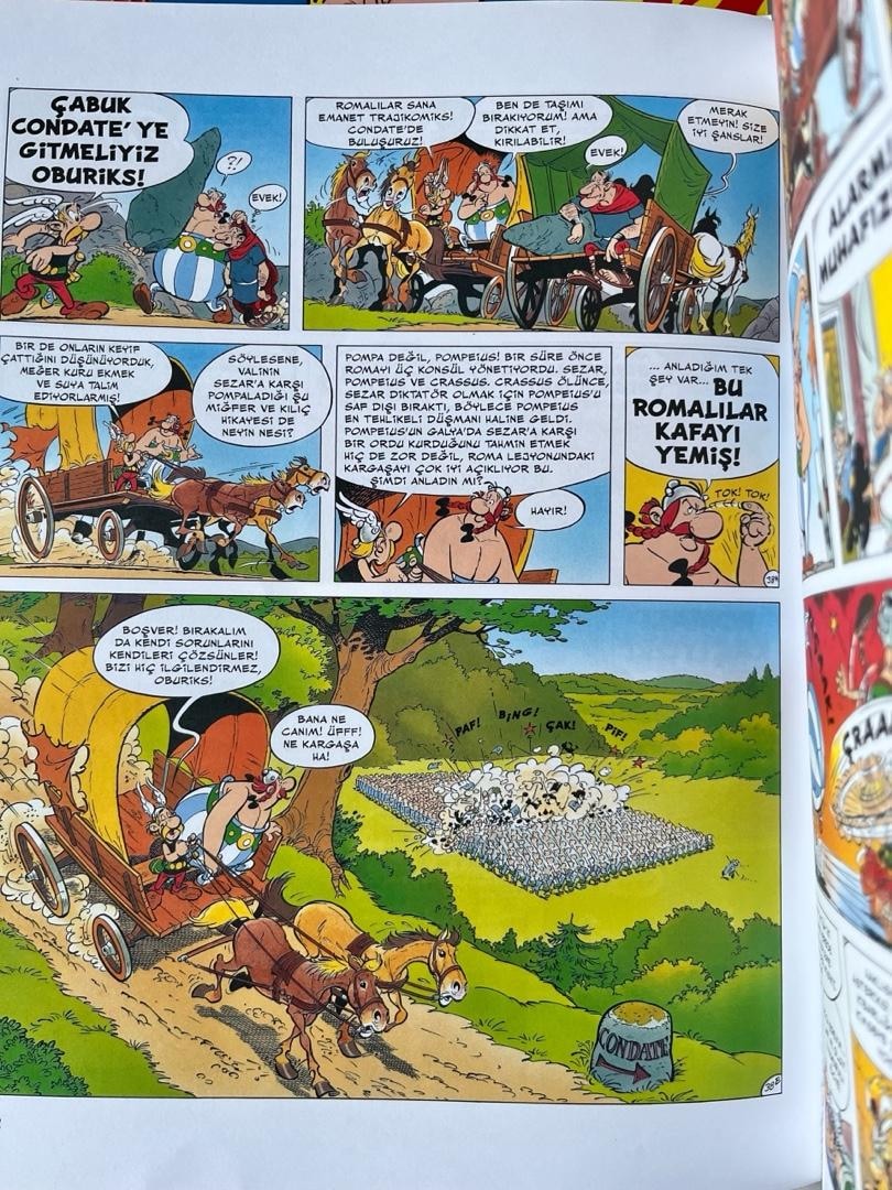 Asteriks Çizgi Roman Seti - 6