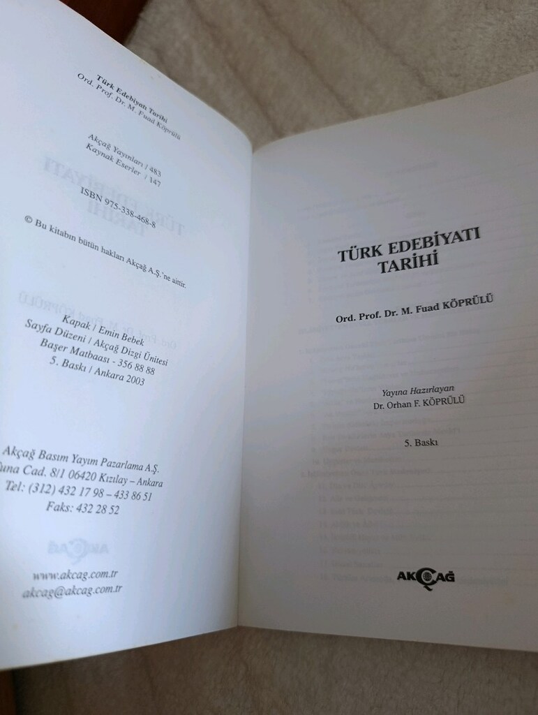 MEHMET FUAT KÖPRÜLÜ TÜRK EDEBİYATI TARİHİ - 2
