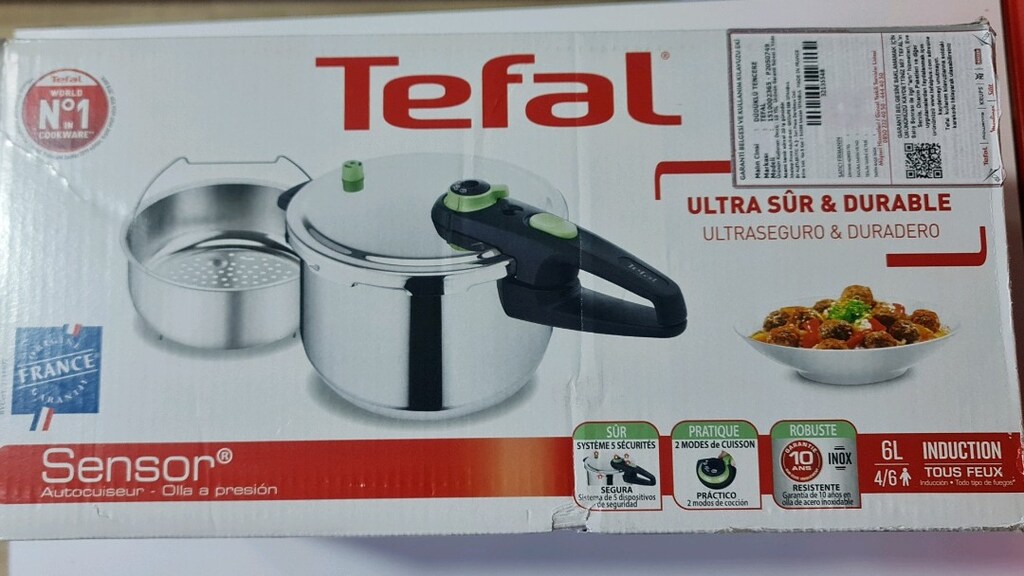 Tefal Düdüklü Tencere 6 Litre Secure Neo. Sıfır kutusunda. - 5