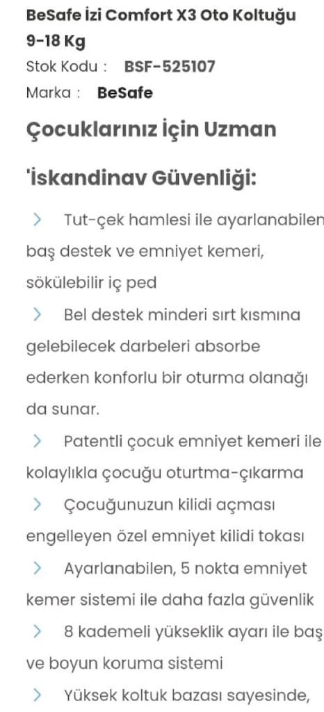 besafe çocuk oto koltuğu - 2