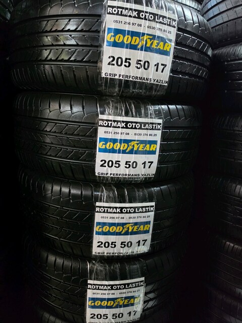 205 50 17 Goodyear yazlık Sıfır dan farkı yok 9000 4ü