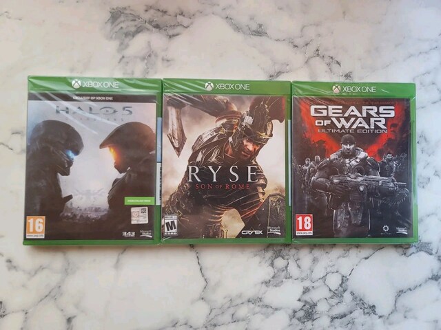 xbox one series oyunlar sifir jelatini açılmamış