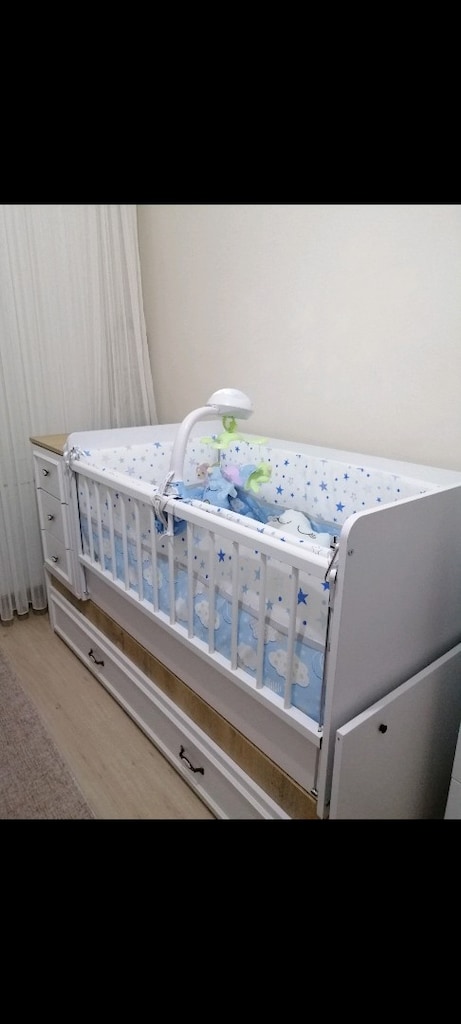 %100 MDF BEBEK ODASI TAKIMI BÜYÜYEN BEŞİK - 7