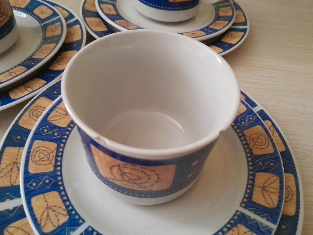 Wellco Design Alman Porseleni 3 Kişilik Kahve Seti (9 Parça) - 5