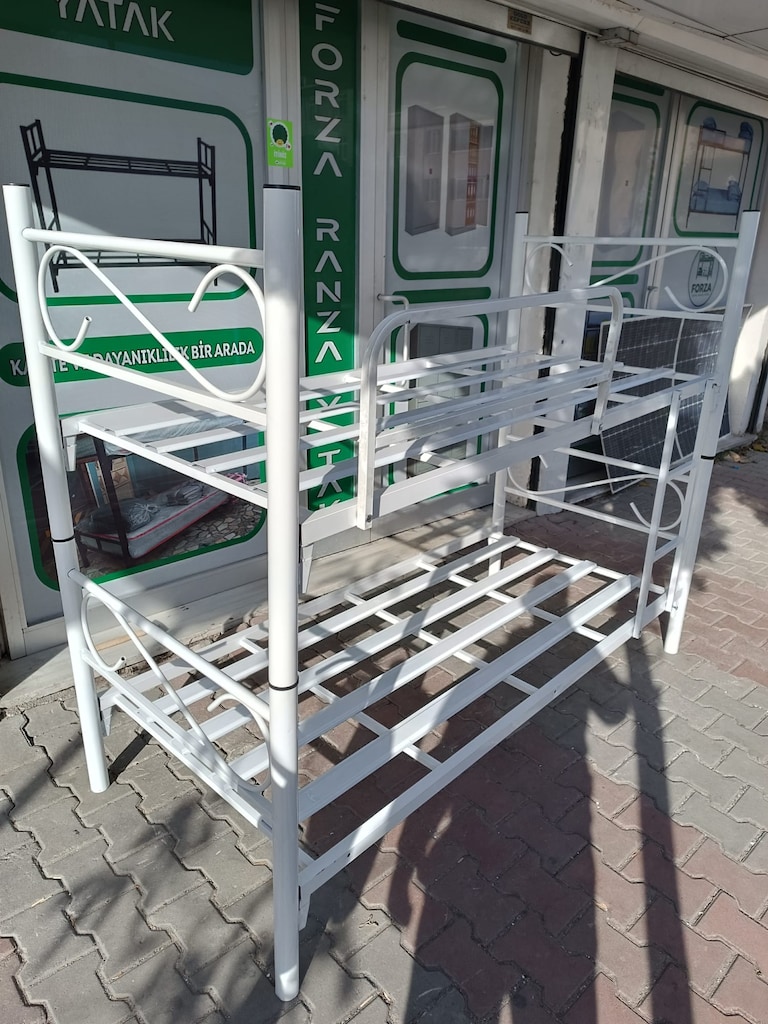 BEYAZ AYRILABİLİR RANZA 2 YATAKLI RANZA - 2