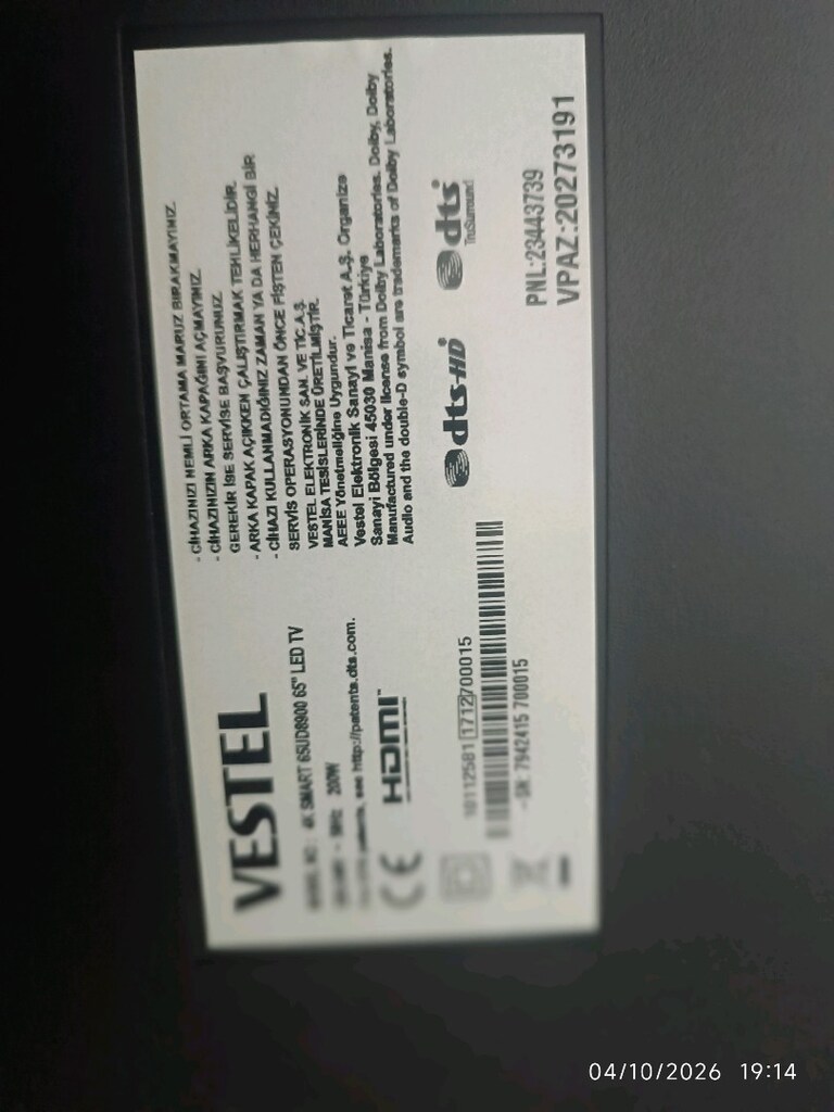 Vestel 4K SMART 65UD 8900 65 LED TV - 6
