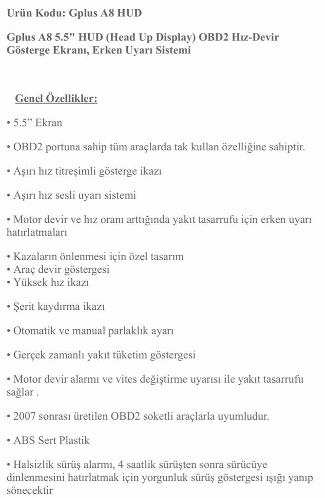 hayalet gösterge obd yansıtma ekranı akseuar - 4