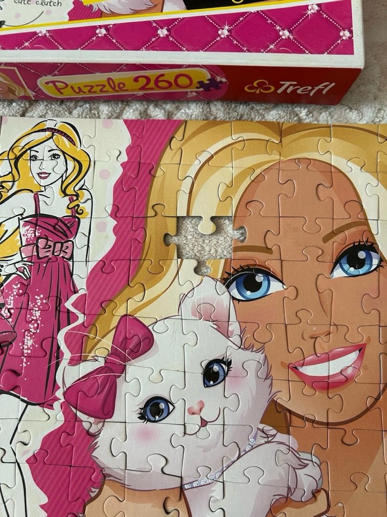 puzzle barbie 260 parça - 2