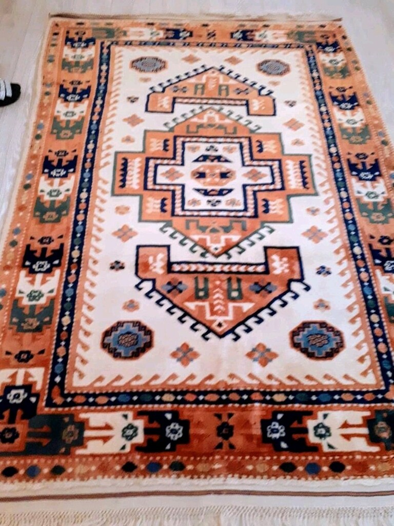 2.07 x 1.50 cm Milas El Dokuma Halı Sıfır, İstenirse aynı ölçüden iki - 3