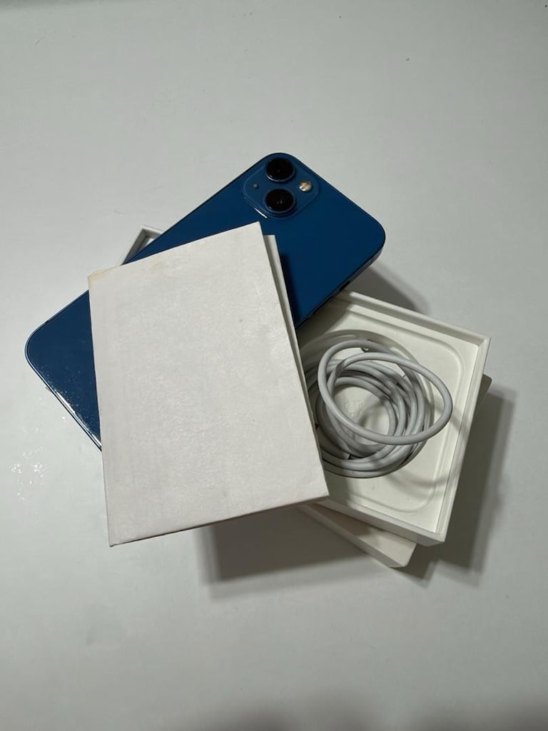 Kutu Fatura İphone 13 Mavi 128 GB - 7