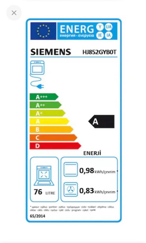Siemens HJ852GYB0T iQ500 Ankastre Fırın sıfır simens garantili - 7