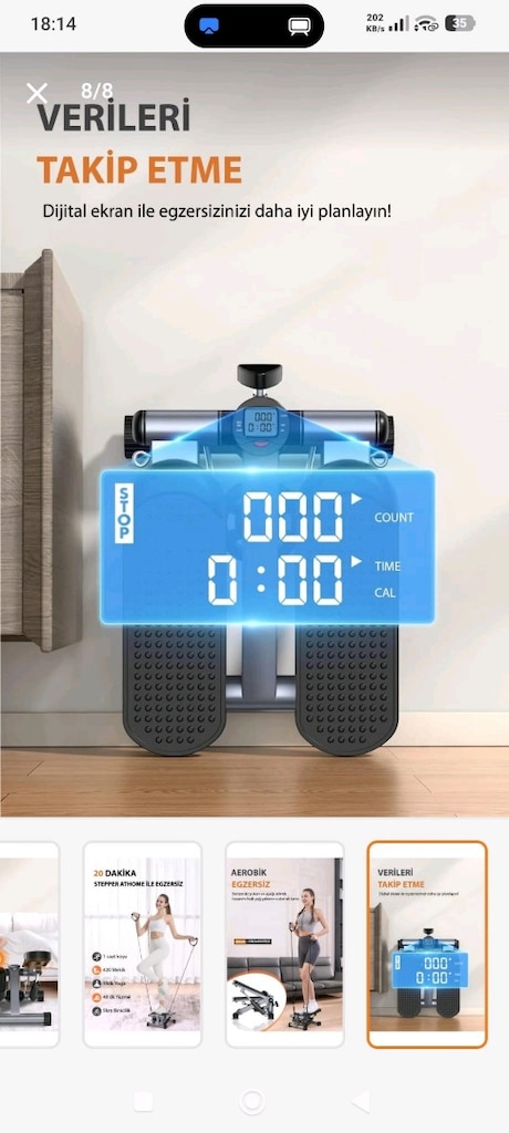 Mini stepper Egzersiz Aleti - 3