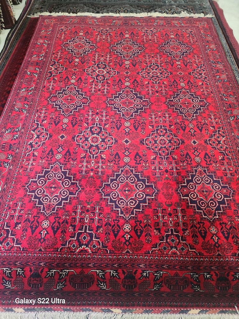 El dokuma Afgan bilicik halısı - 9