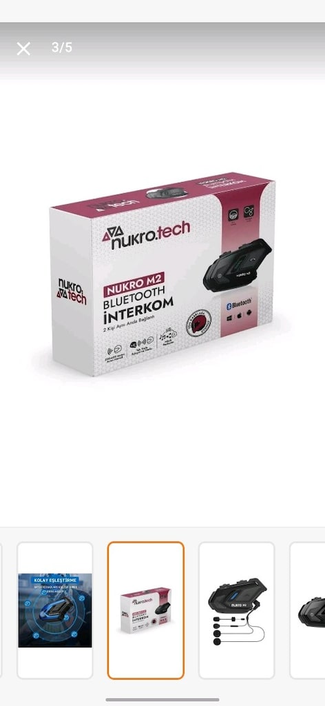 nukro m2 kask interkom - 2