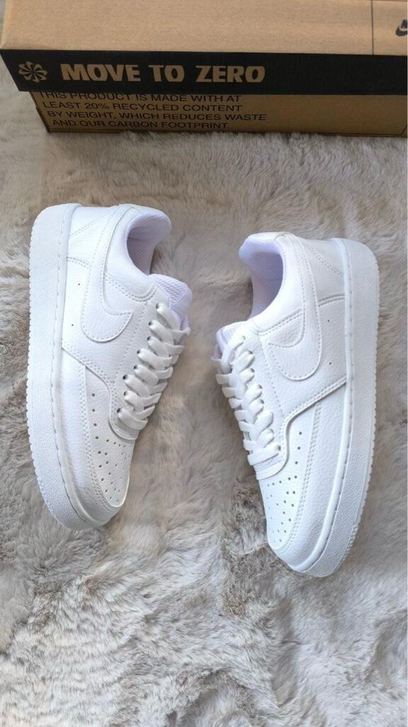 ‼‼NİKE COURT VISION LOW KADIN BEYAZ - 6