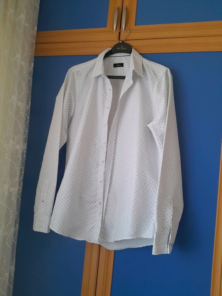 hiç kullanılmamış etiketi yok erkek gömlek - 4