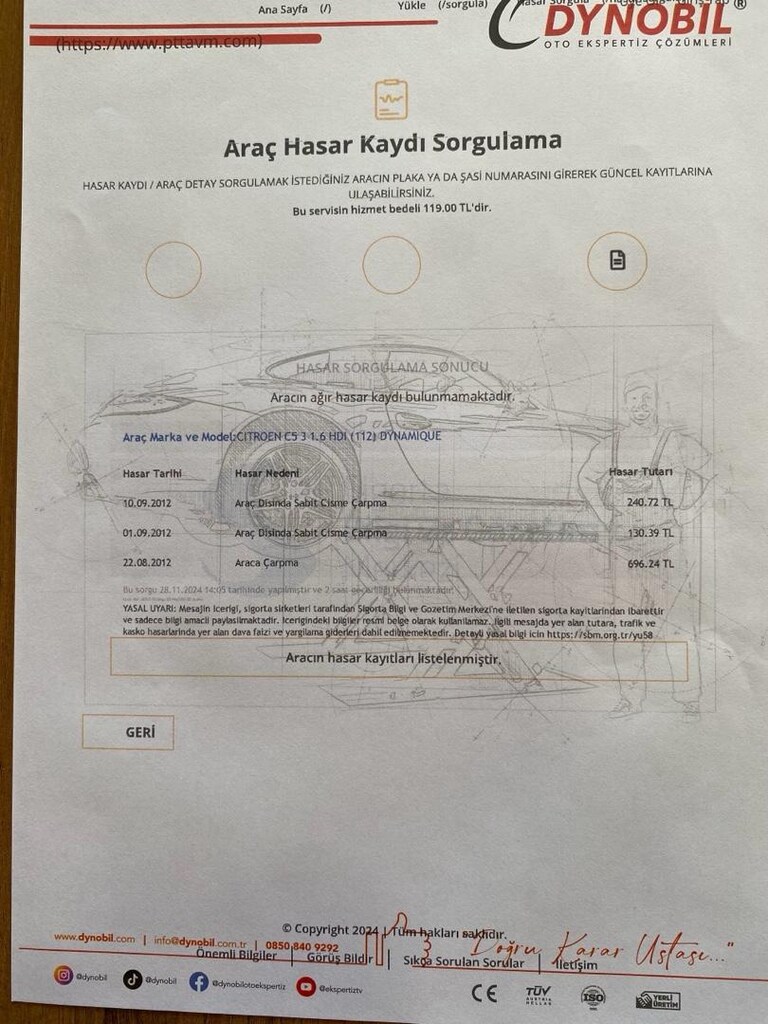 BAKIMLI YAKIT CİMRİSİ CİTROEN C5 - 18