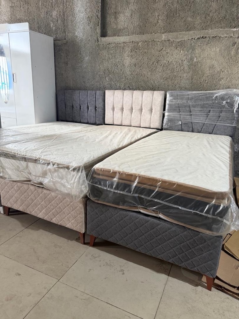 sıfır lüks tek kişilik baza başlık yatak - 4