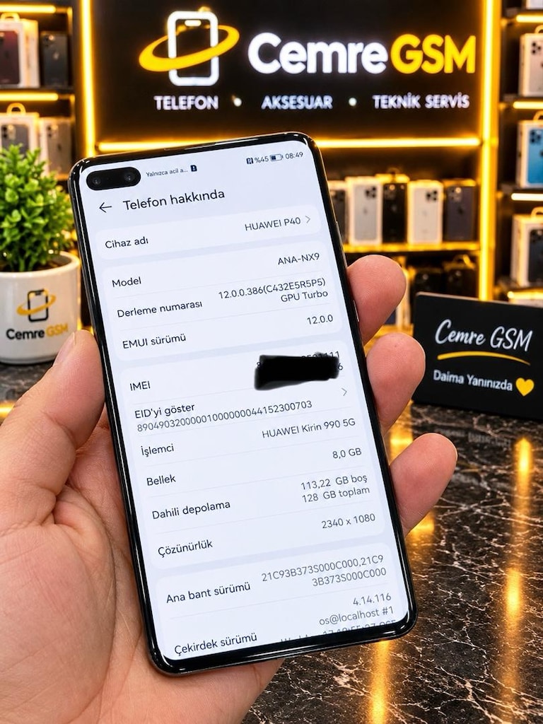 HUAWEI P40 128/8 GB ORJINAL TR CİHAZI CEP HERKÜLÜ FİYAT SON - 5