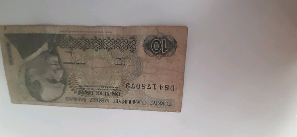 Satılık 10 türk lirası - 2