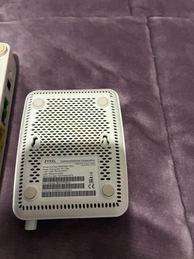 ZTE H298A + Zyxel PMG1005-T20C Fiber Modem / ONT Seti - 3
