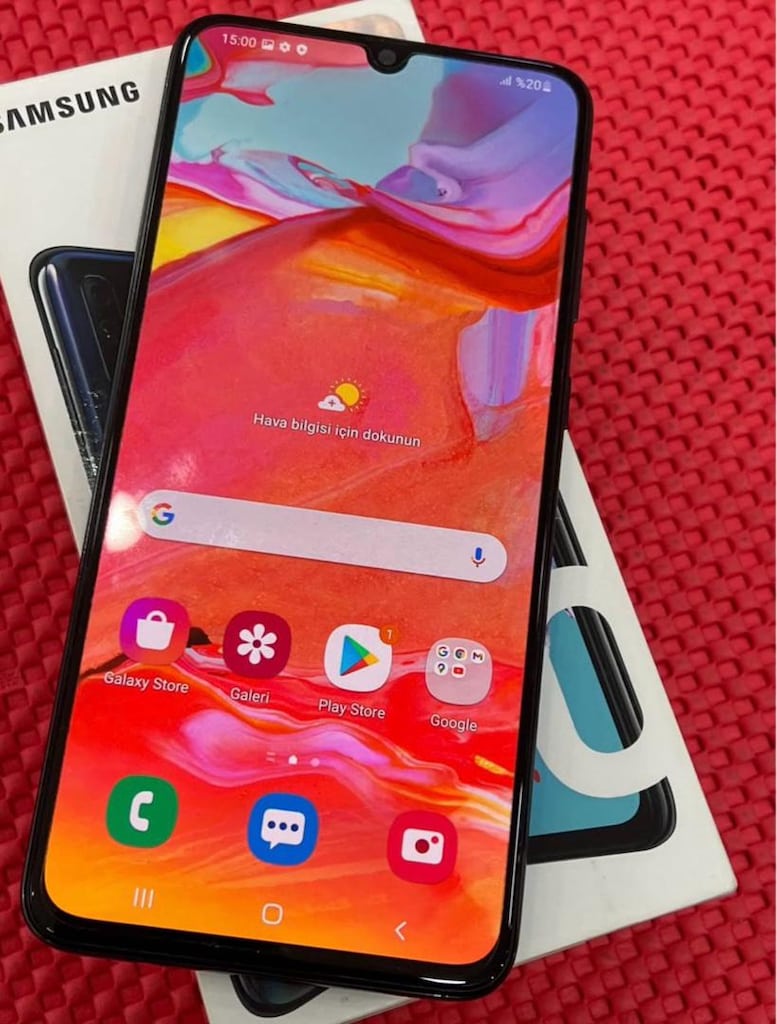 SAMSUNG A70 128/6 GB TR TAMAMEN ORJINAL HATASIZ SORUNSUZ 2.EL. - 6