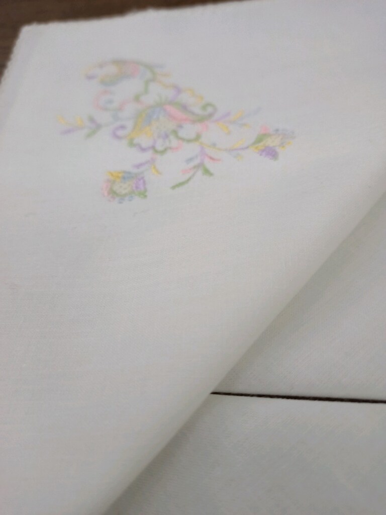 6 adet NAKİSLİ KUMAS PECETE 29×29 cm - 5