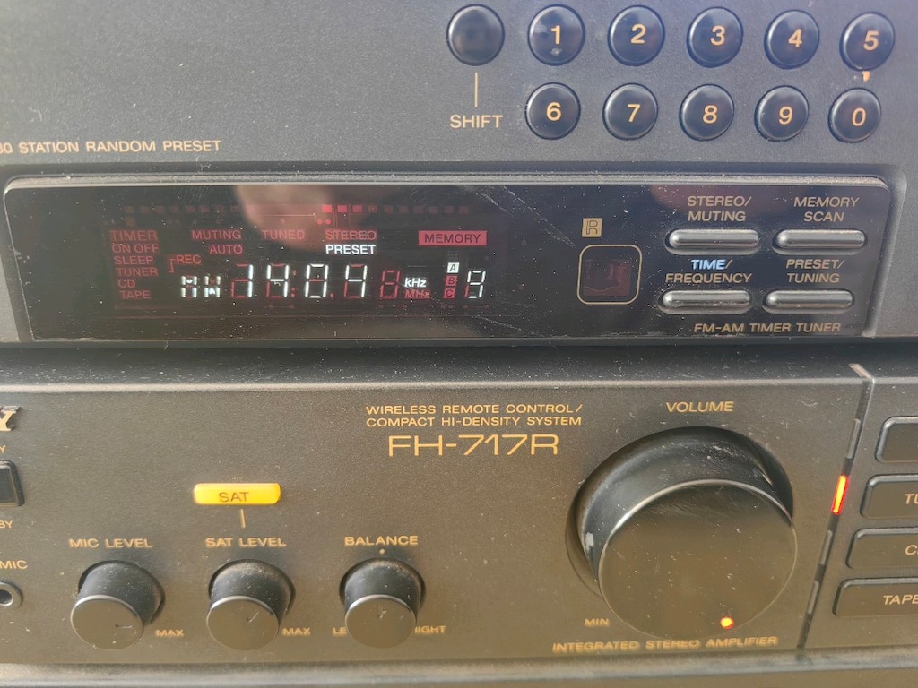 SONY FH-717R MÜZİK SETİ HOPERLÖR VE KUMANDASI YOK SORUNSUZ ÇALIŞIYOR - 3
