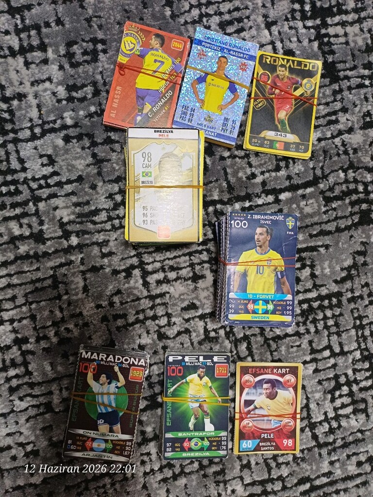 futbolcu kartları - 3
