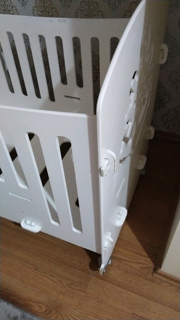 beşik122cm 63 cm eninde yatağı 60*120cm isteyene yatak ile verilece - 3
