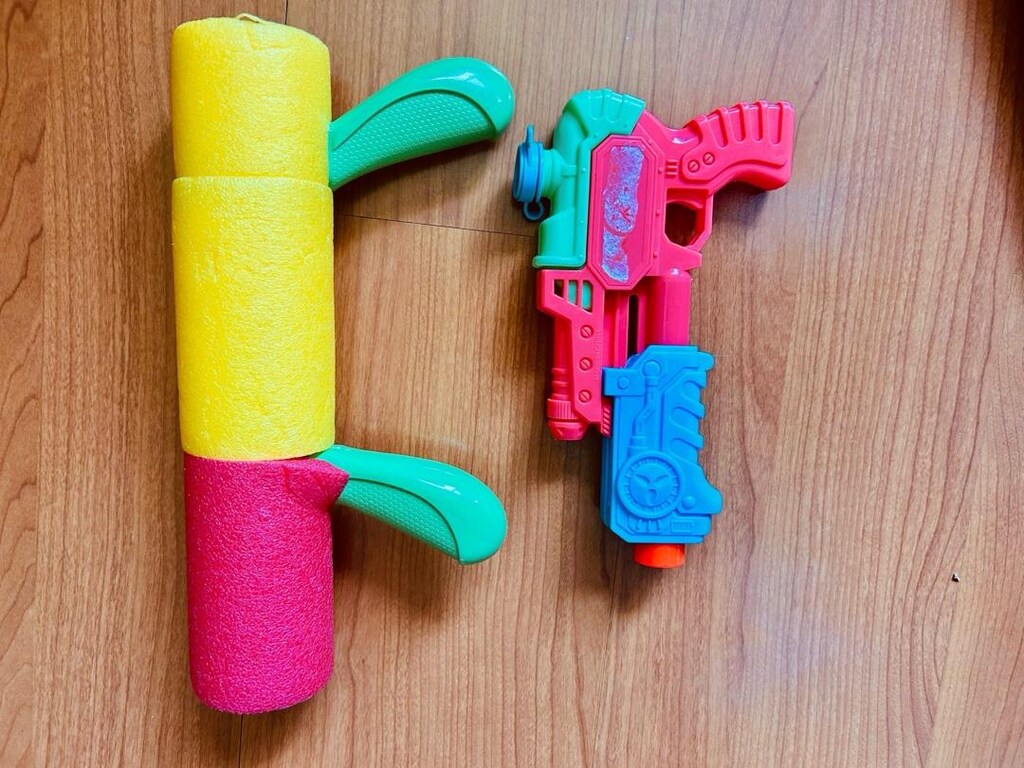 Nostaljik Su Tabancaları Dev boy 72 cm Rapid Shoot 3000+2 adet Açıklam - 6