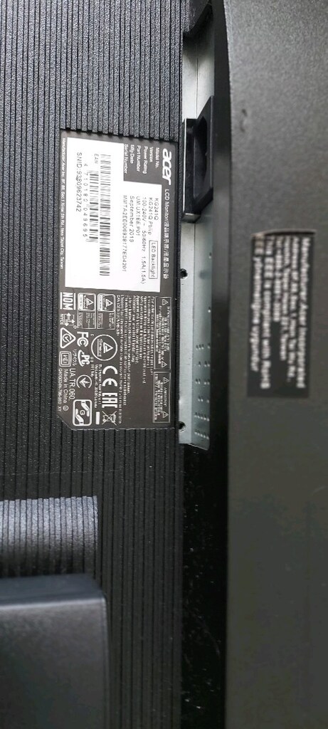 ACER LCD KG241Q GENIS EKRAN MONITOR - 4