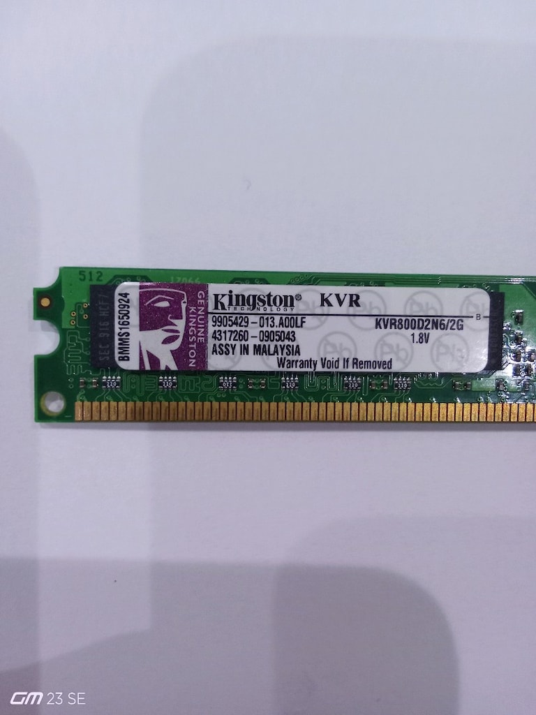2 GB DDR2 800 MHz Kingston Masaüstü RAM KVR800D2N6/2 - letgo'dan ...
