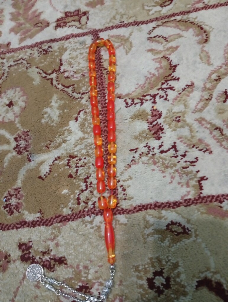 opal kesim sıkma kehribar tesbih - 4