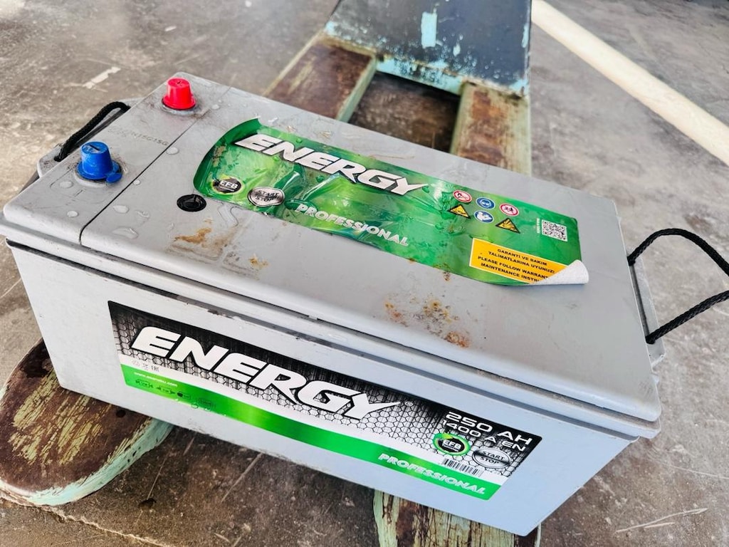 12v 250 AMPER ÇIKMA EFB (start stop) AKÜ.!! yeni - sağlam.!! - 4