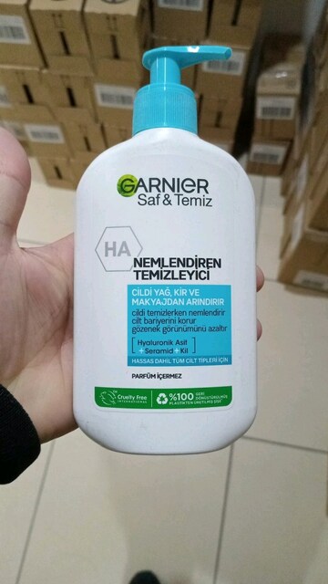 garnier yüz yıkama jeli