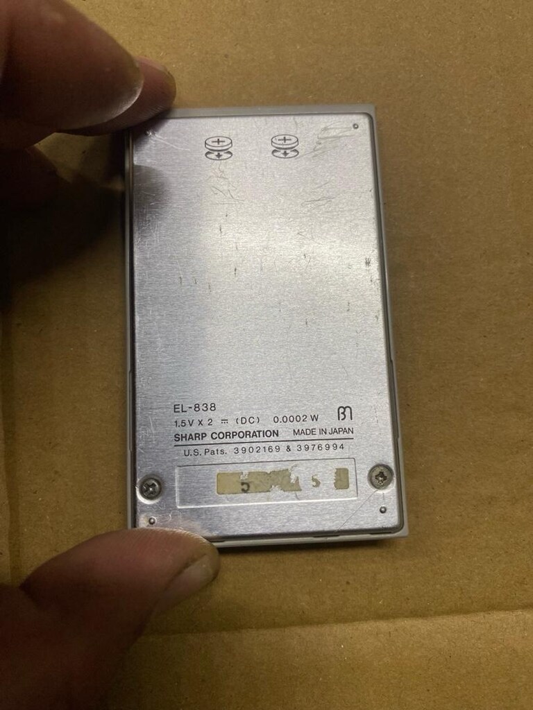 Vintage Sharp EL-838 ELSI Mate Japon Hesap Makinesi – Çalışır Durumda - 6