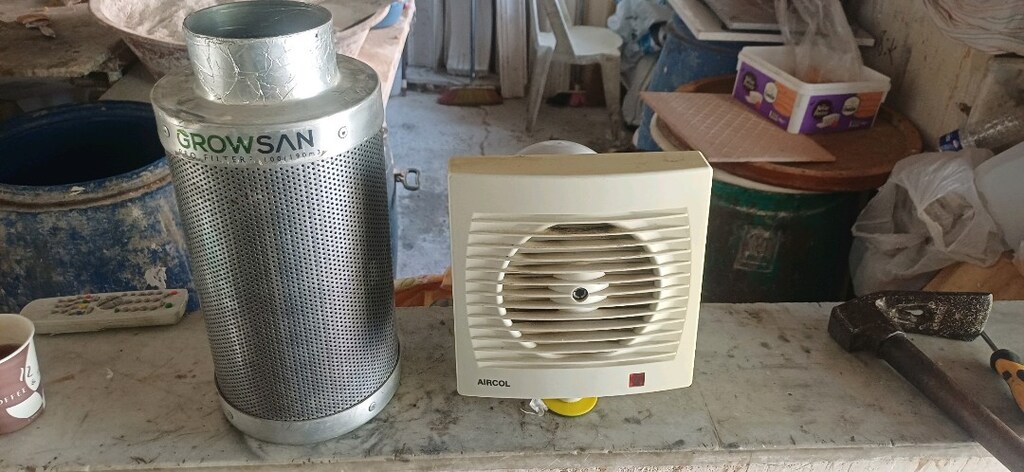 190 m3 GROWSAN Karbon filtre TURBİNE FAN - 3