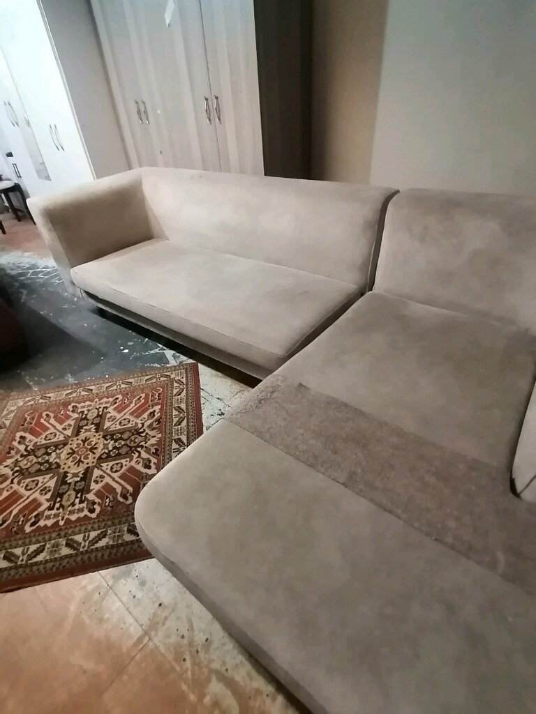 L köşe koltuk takımı silinebilir düzgün köşe takımı - 4