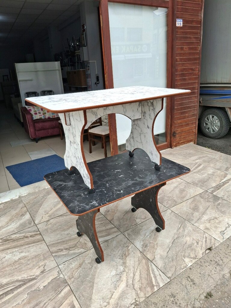 TEKERLEKLİ SEHPA MDF SIFIR ÜRÜN - 3