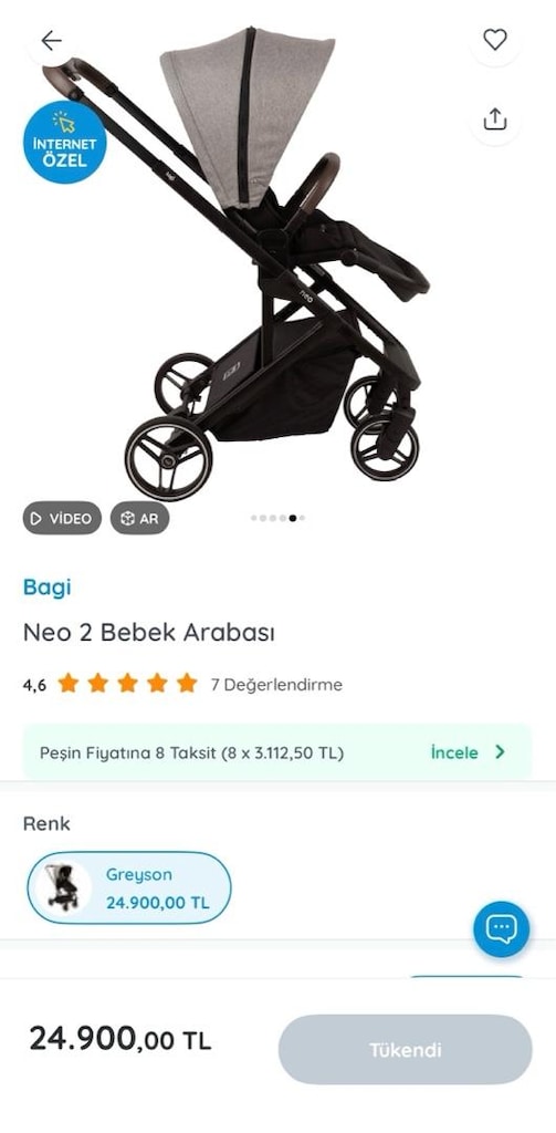 Bagi Neo2 Bebek Arabası - 18