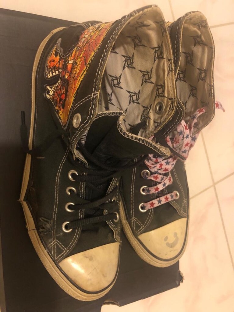 metallica converse ayakkabı - 2