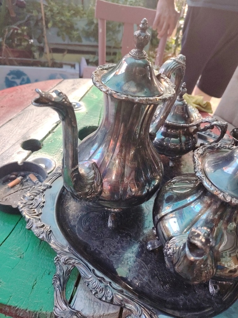 Antika çay kahve seti - 3